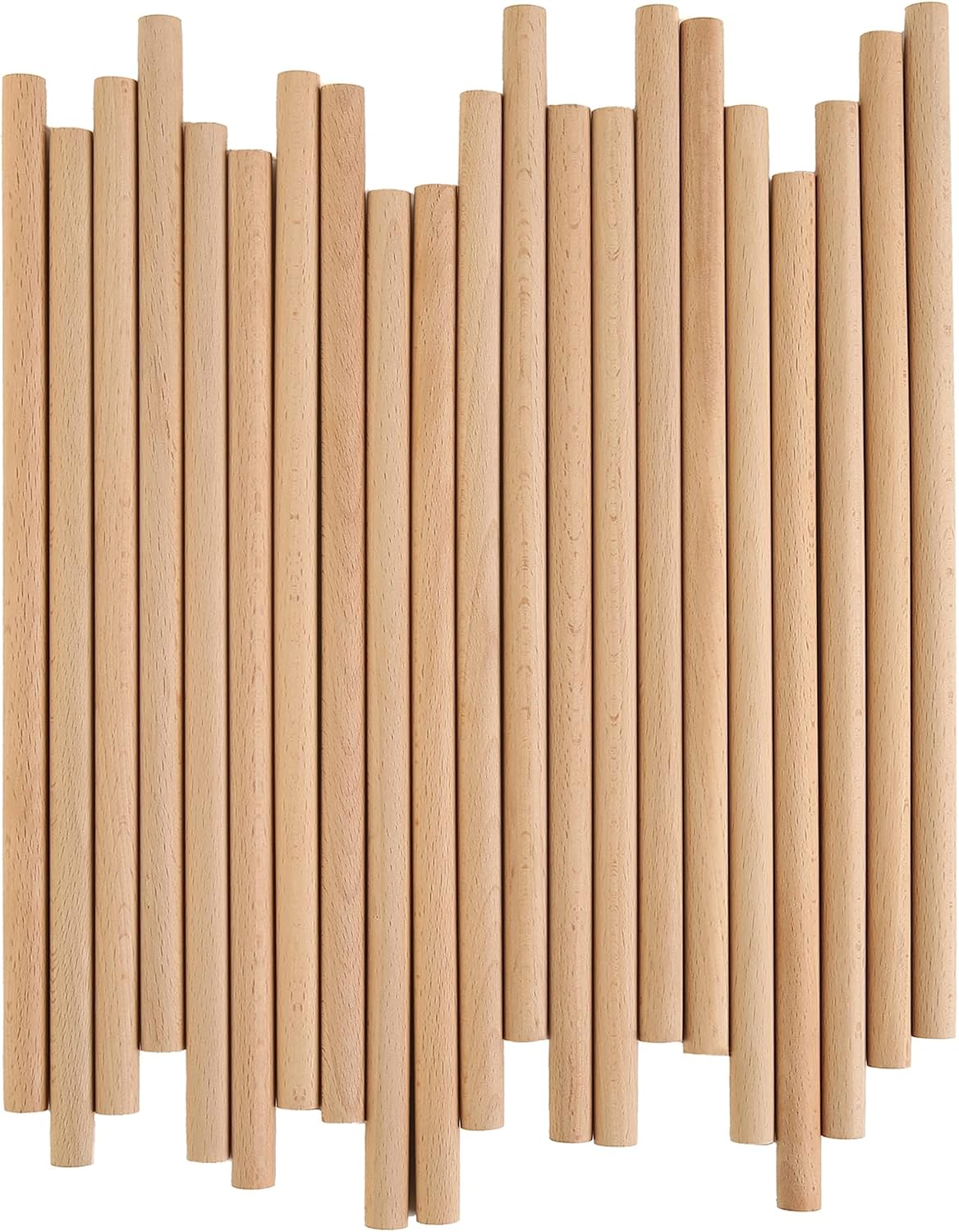 TDOCK 60 pack of wood rhythm lummi sticks for kids in six bright colors - view 2
