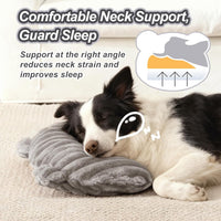 Dog Calming Pillow, Soft and Neck-Friendly - X-Large ( 17" × 10" ) / Gray - image 2