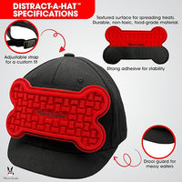 Warren London Hat/Snack Combo - Distract-A-Hat™ Grooming Distraction Tool + 8 oz All-Natural Roasted Peanut Dog Peanut Butter, Xylitol-Free Enrichment & Anxiety-Relief, $42 Value for $34.99