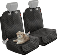 Lusso Gear Dog Car Seat Cover - - Single Seat - Black