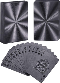 EAY Gold Waterproof Playing Cards - Black 1-pack