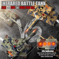 Supdex 1/24 RC battle tank set, M1A2 and Leopard II tanks with remotes - view 14