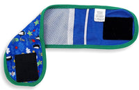 Pack of 3 Dog Belly Band Puppy Diapers Male Boy Belly Wrap Reusable - L: Waist 15" - 17" / Pack of 3 - Green Trim - image 4