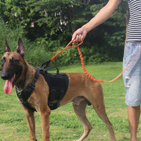 Tactical Dog Leash with Quick-Release Metal Clasp - 6 FT / Reflective Orange - image 2