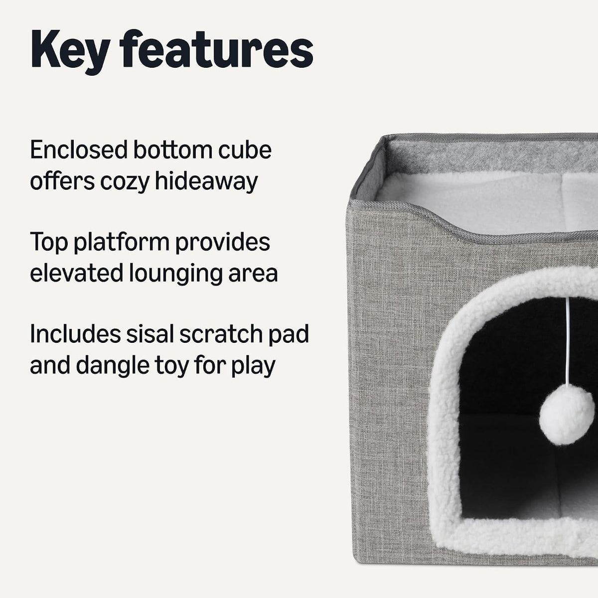 Amazon Basics Cat House 1 Story - 1 Story - image 2