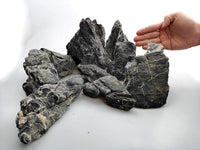 Voulosimi Natural Slate Rocks PH Neutral Stone Perfect Rocks - Seiryu Stone / 12 lb - image 2