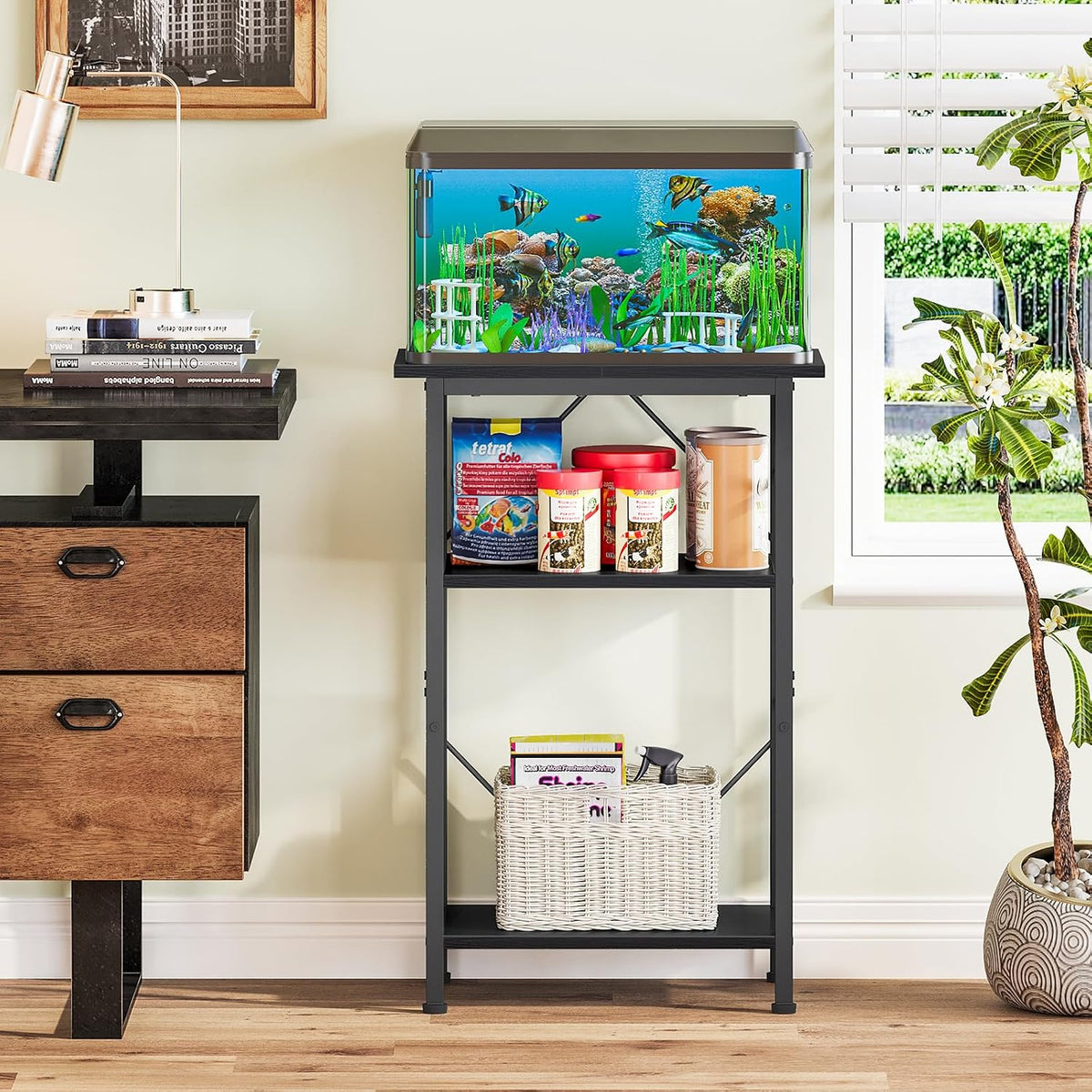 Snughome 10-20 Gallon Fish Tank Stand - Black / 10 Gal-3 Tier - image 4
