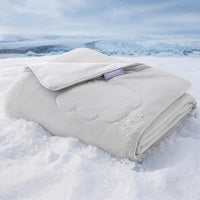 LE SURE ApexCloud Premium Cooling Blankets for Medium Dog Q-MAX>0.4 - XL(50x60") / Light Grey