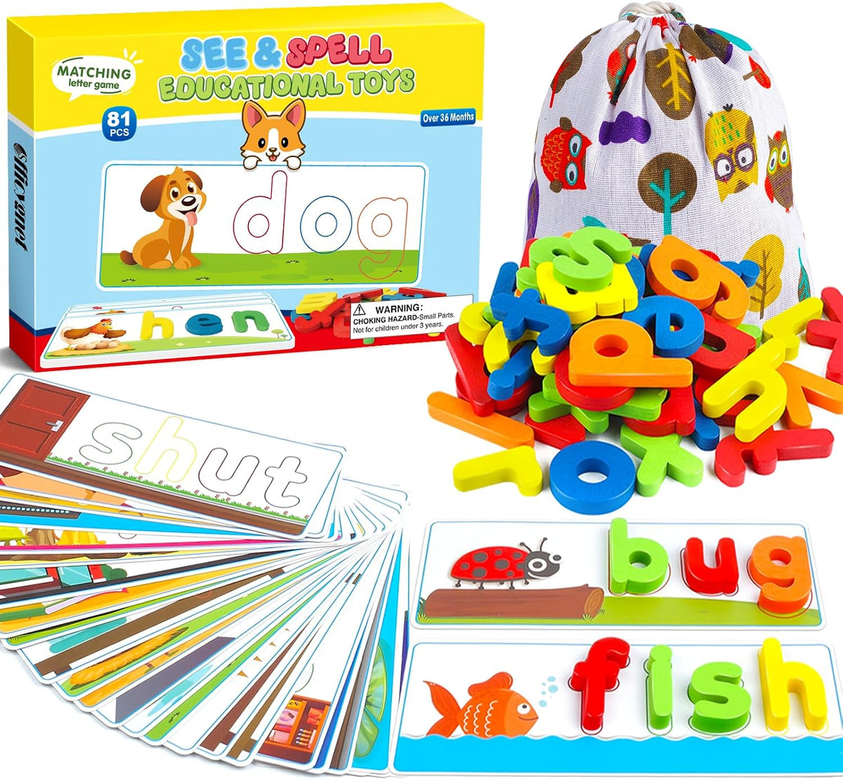 Officygnet Learning Toys for 3 4 5 6 Years Old Boys and Girls