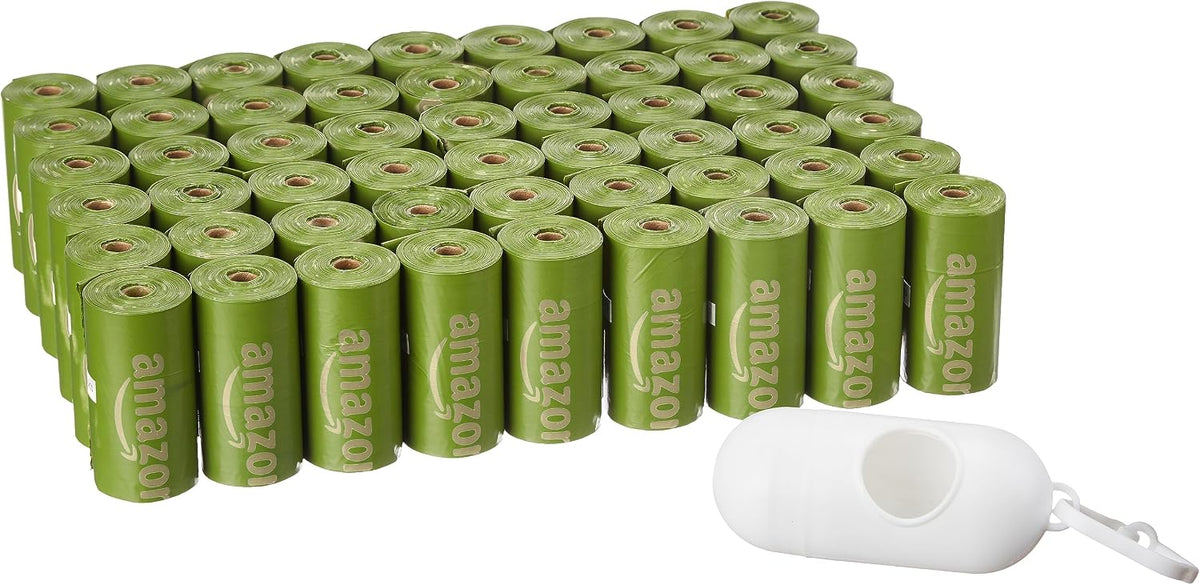 Amazon Basics Premium Leak Proof Dog Poop Bags with Dispenser - 810 Bags