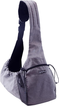 Outward Hound PupPak Dog Front Carrier, 12.5" x 9" x 14" - Grey / 15.9"L x 6.7"W x 26.0"H