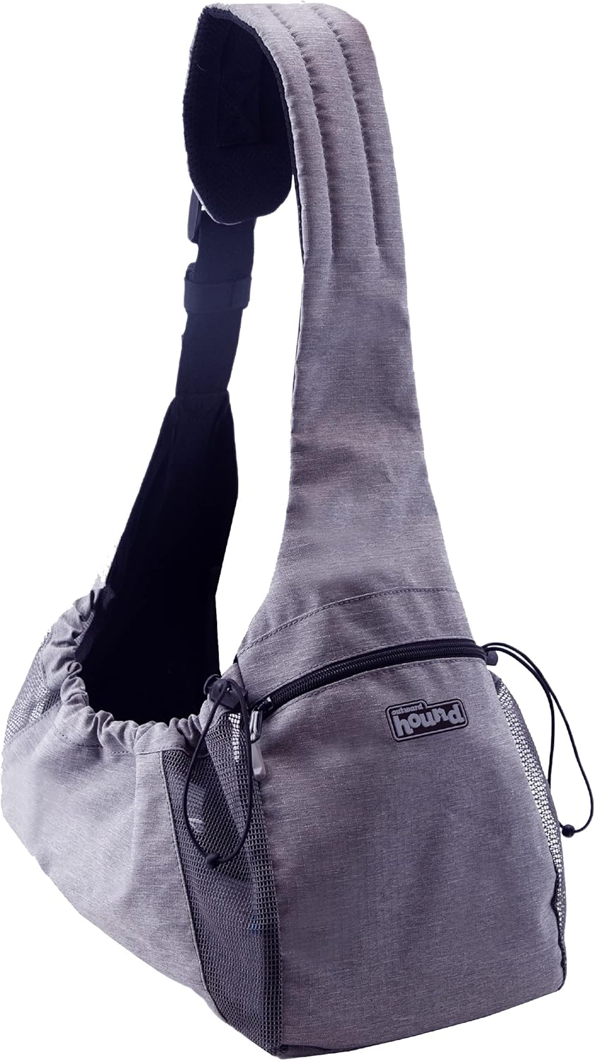 Outward Hound PupPak Dog Front Carrier, 12.5" x 9" x 14" - Grey / 15.9"L x 6.7"W x 26.0"H