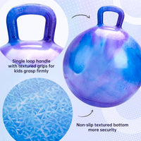 ZOOJOY Hopper Ball, Hopping Toys for Kids - Age:6-12(20''/50cm) / Purple - image 4