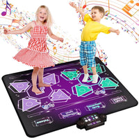 Joyvalley Kids Dance Mat Toys - 2player-Purple
