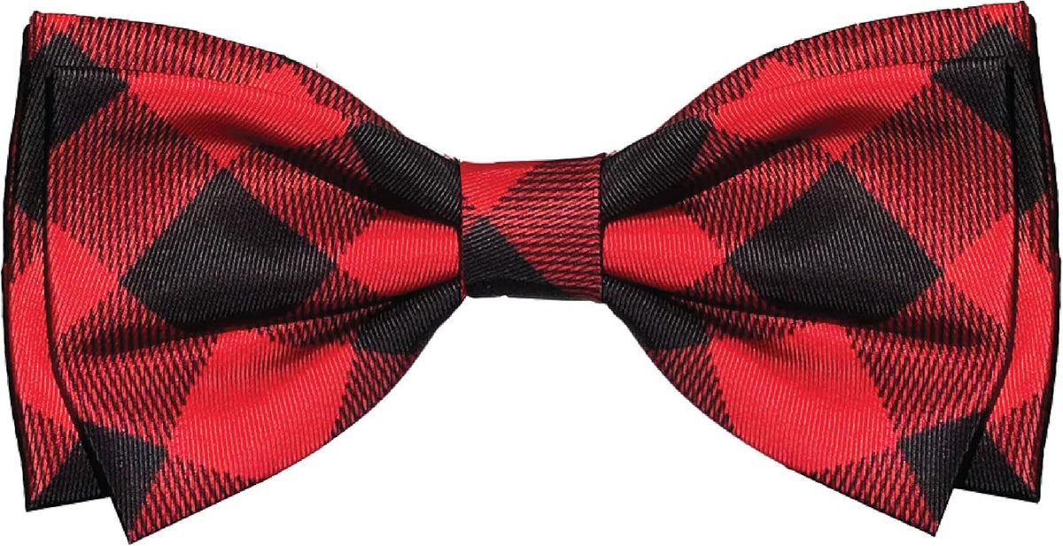 Huxley & Kent Pet Bow Tie for Dogs & Cats, Small/Medium - Checkered / Small