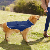 Malier Dog Coat Warm Dog Winter Coat - Blue / XX-Large - image 2