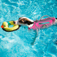 Dog Life Jacket, Good Visibility Pet Swimming Vest for Boating L – Essentials for Dogs - RosePink / X-Small - image 2