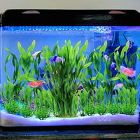 Aquarium Plants, 20pcs Fish Tank Decor Green Plants Artificial Aquarium Decorations for Household and Office Aquarium Simulation, Small to Large