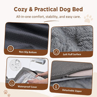 Comfort Expression Waterproof Orthopedic Dog Bed for Extra Large Dogs – Essentials for Dogs - 42.0"L x 30.0"W x 8.5"Th / Grey - image 4