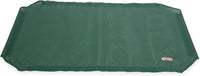 K&H Outdoor Elevated Dog Bed Pet Cot Replacement Cover - Green All Season Mesh / Medium 32 X 25 Inches