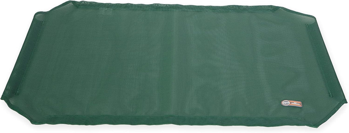 K&H Outdoor Elevated Dog Bed Pet Cot Replacement Cover - Green All Season Mesh / Medium 32 X 25 Inches