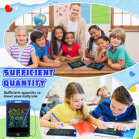 Zonon 4 Pcs LCD Writing Tablet for Kid, Red, Green, Pink - Blue - image 3