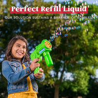 JOYIN 2 Bottles Bubbles Refill Solutions 64 oz - Orange+blue / 64 Ounce - image 3