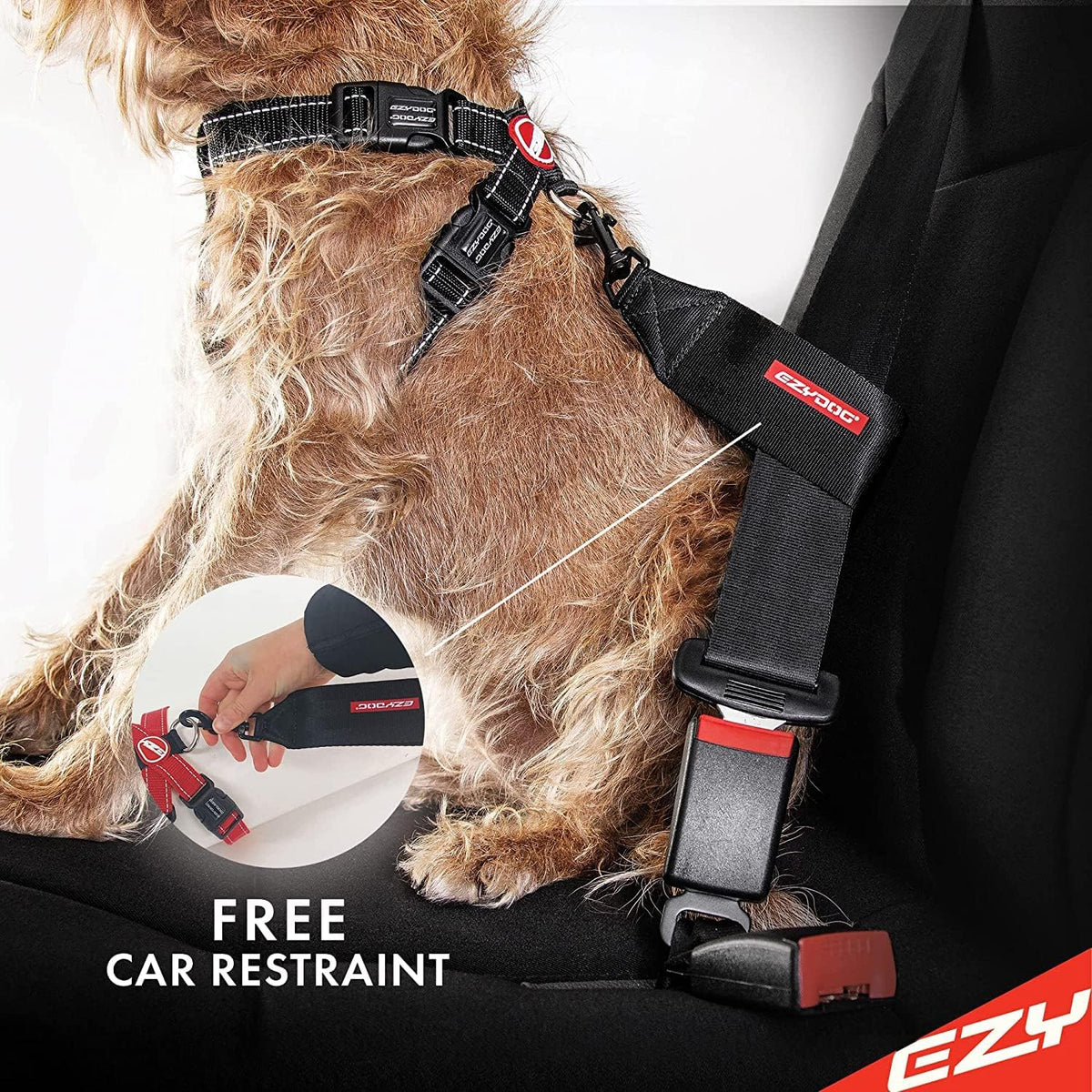 EzyDog Chest Plate No Pull Dog Harness, Escape Proof - Purple / X-Small - image 4