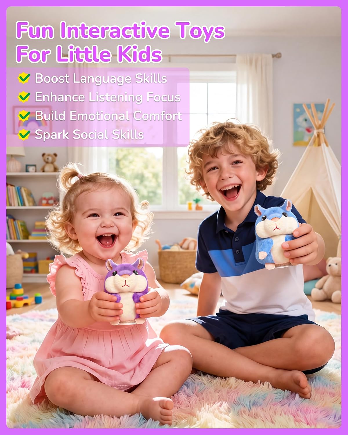 SANJOIN Toddler Kids Toys - Purple - image 2