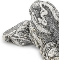 Natural Aquarium Stones Silver Seiryu Rock Mountain Stone for Aquariums and Terrariums Animal Feeding Box, Micro Landscape, Stone Landscape and Bonsai.(20lb 2-9inch 7-8Pcs)