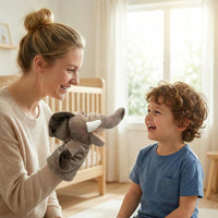 Animal Hand Puppets for Kids - New Elephant - image 2