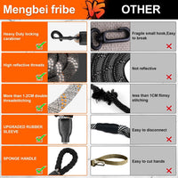 Double Dog Leash, No Tangle, Detachable360° Swivel - Grey / S (8-45 lbs) - image 4