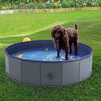 Niubya Foldable Dog Pool, Collapsible Plastic Dog Swimming Pool - L - 40'' x 12'' - image 3