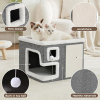 Cat Houses for Indoor Cats - Grey / Large - image 3