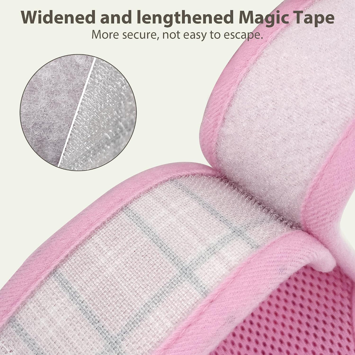 Plaid Breathable Rabbit Harness and Leash Set Escape Proof - Pink / M - image 2