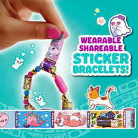BoxLunch Sticki Rolls blind capsule sticker bracelet with holographic glow in the dark design - view 2