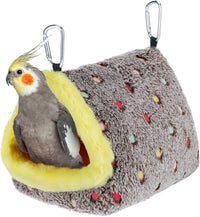 Medium Winter Warm Bird Nest House with Support Board for Cage – Essentials for Birds - Medium