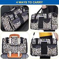 Pet Carrier for Small Dogs and Cats - Soft-Sided Travel Kennel, Portable Foldable Bag (Large)