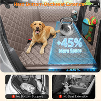 URPOWER Back Seat Extender for Dogs - Khaki / M - Cars / Full Size SUVs - image 2