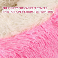 Hooded Donut Dog Bed – Essentials for Dogs - Bright pink / Medium 23.6'' - image 4