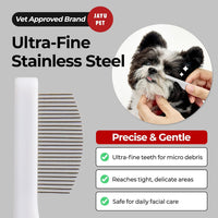 Facial Grooming Comb – Essentials for Dogs - 2 Count (Pack of 1) - image 4