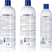exhibitor's Quic Silver System Includes Quic Shampoo Quic Conditioner 32 Ounce Each Plus Quic Silver 16 Ounce for Dogs, Horses, Greys, Palominos, Cream Color Coats Silver Ash Highlights