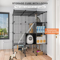 Cat Large Enclosure, DIY Catio Ideal for 1-3 Cats - 41.0"L x 41.0"W x 55.0"H - image 2