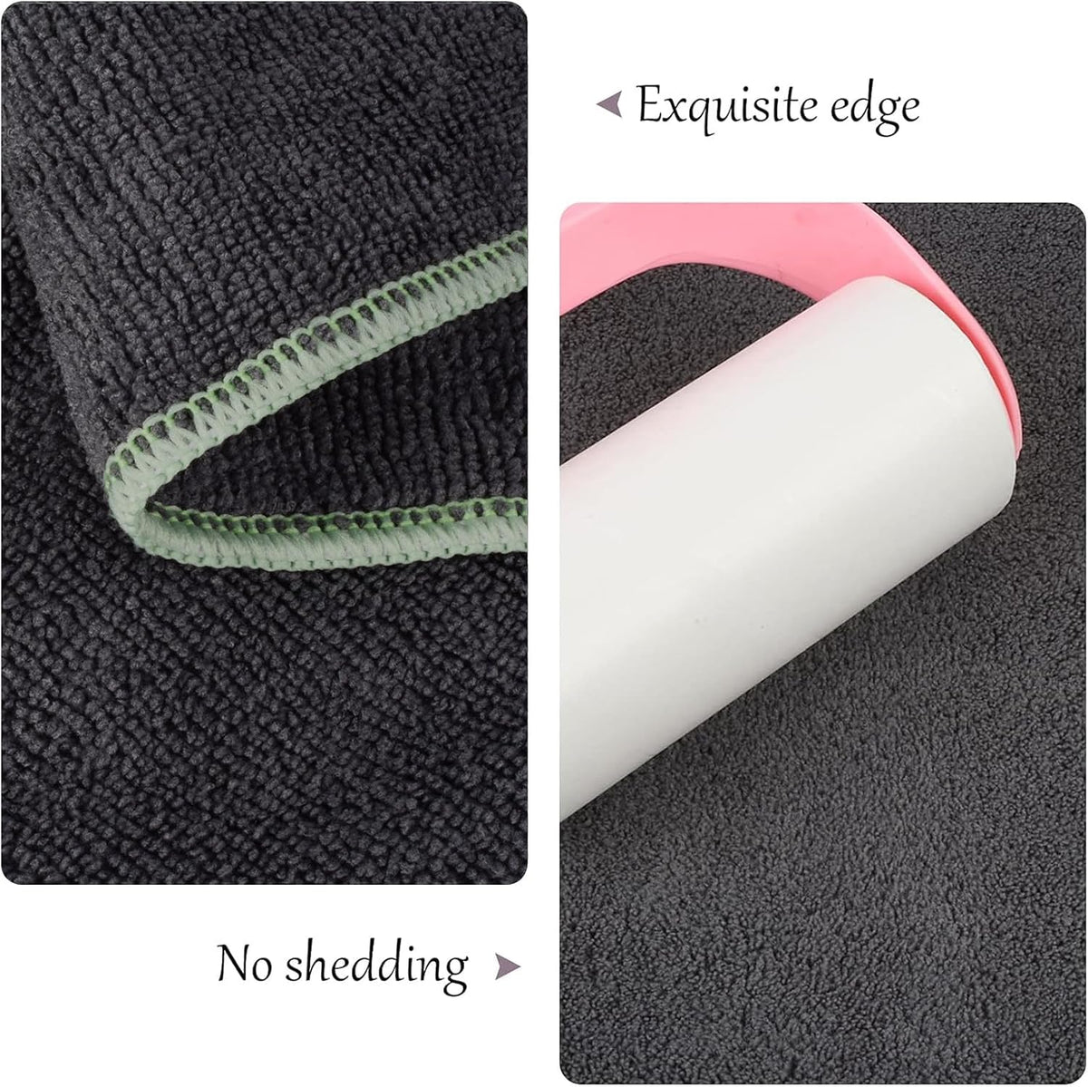 KinHwa Dog Towels for Drying Dogs - 30inchx50inch / Black+grey - image 3