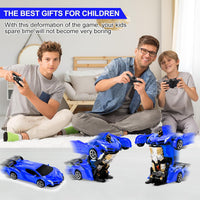 Blackma Transform Rc Cars for Boys 4-7 8-12 - Blue - image 3