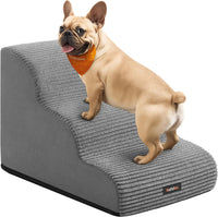 Feandrea 2-Step Dog Stairs, Waterproof, Anti-Slip, Gentle Slope – Essentials for Dogs - 3-Step
