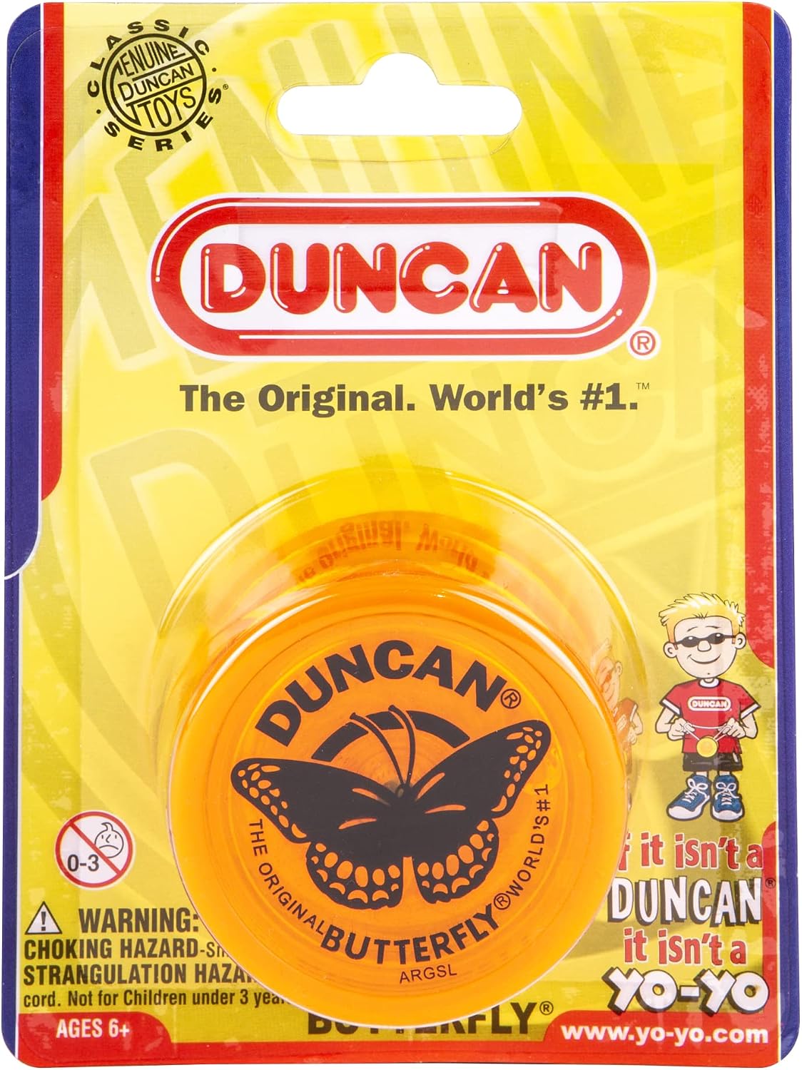 Duncan Toys Butterfly Yo-Yo, Beginner String Trick Yo-Yo - Orange - image 4
