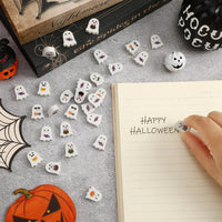 JUNEBRUSHS 150Pcs Fall Mini Erasers - Ghost Style - image 2