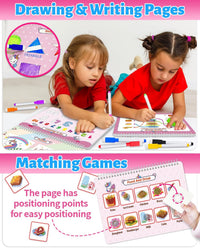 Benresive Busy Book for Toddlers 3-5 - Pink - image 3