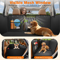 URPOWER Dog Car Seat Cover for Back Seat - Black / XL - 60" Length - image 4